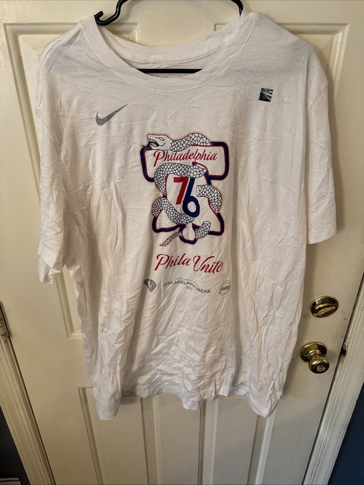 Xl Nike Philadelphia 76ers T Shirt New 2xl