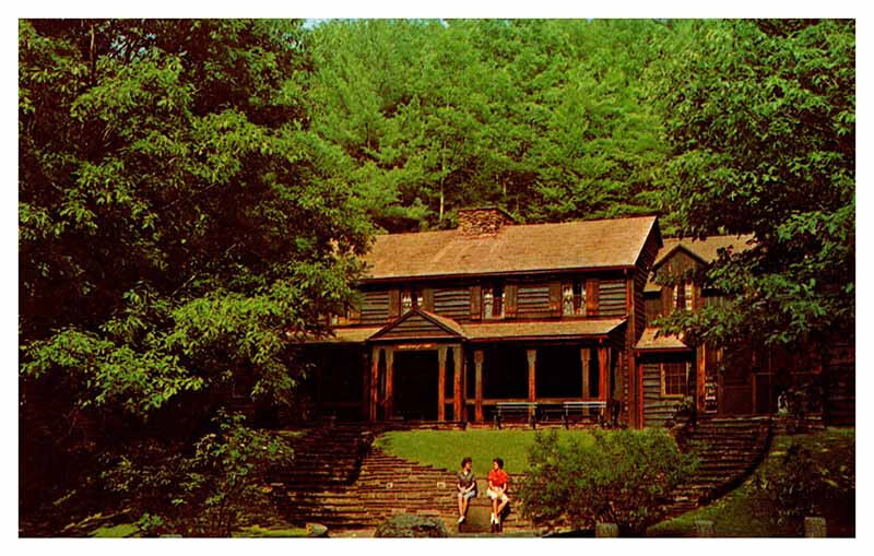Postcard LODGE SCENE State Of Virginia VA 11/8 AT1322