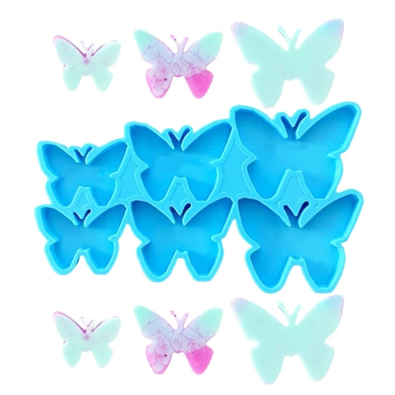 Butterfly Earring Resin Mold Silicone Keychain Jewelry Casting DIY Craft