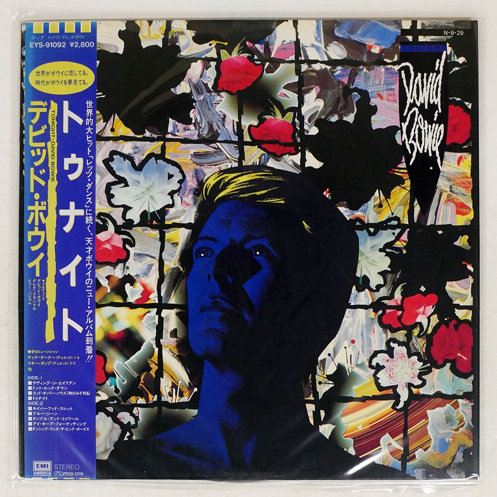 DAVID BOWIE TONIGHT ODEON EYS91092 Japan VINYL LP