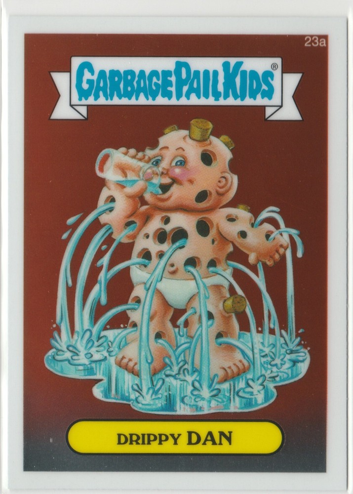 Drippy Dan #23a Garbage Pail Kids 2013 Chrome Series 1 CS1 GPK Card