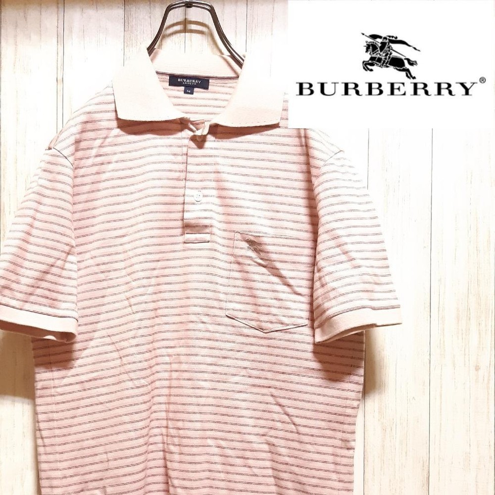 Burberry short-sleeved polo shirt Men's Fashion from Japan