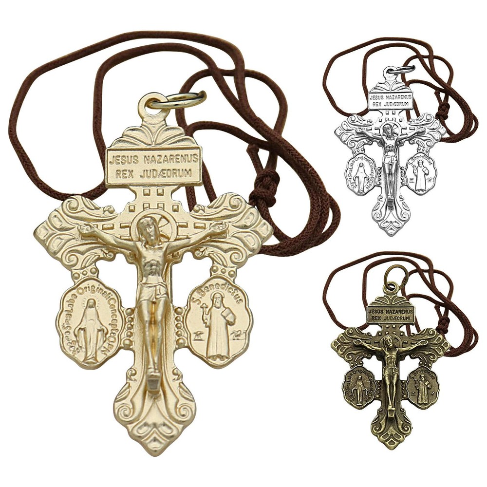 Retro Cross Charm Pendants for Jewelry Making and Crafting Supplies