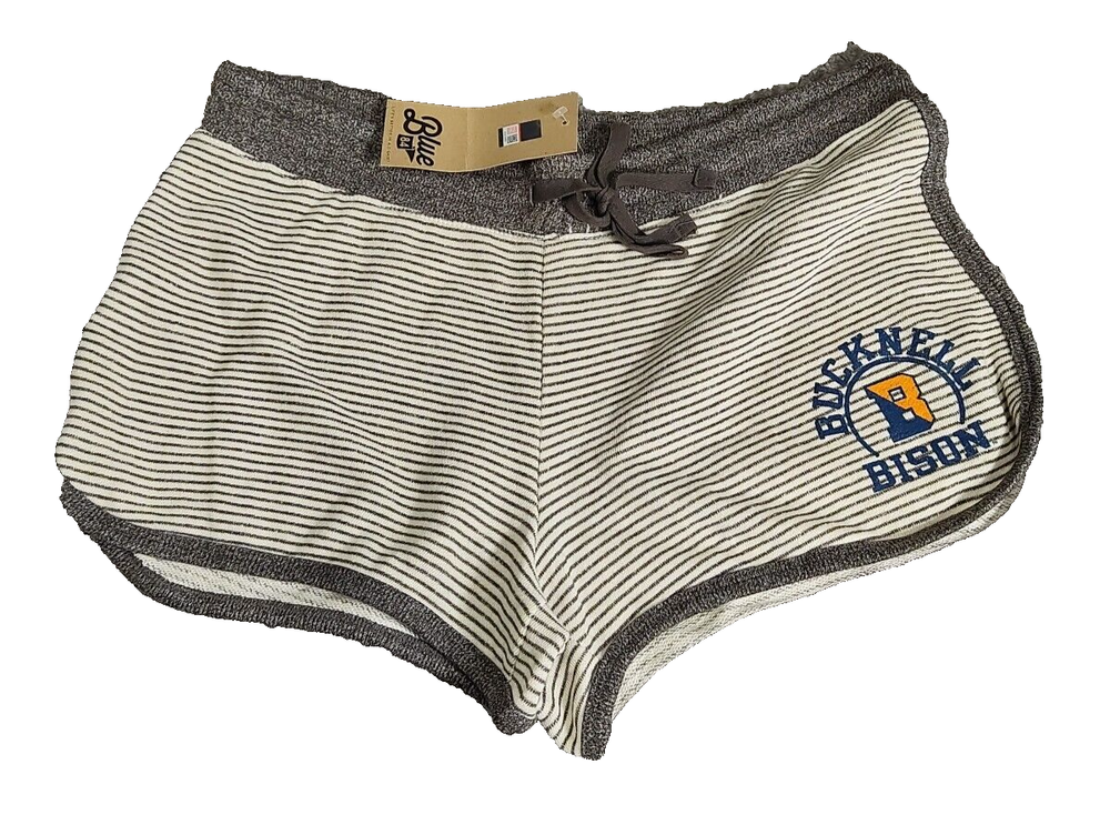 Blue 84 Shorts- Bucknell Bison- Women's Size Large- NCAA- Bone/Cinder-NWT