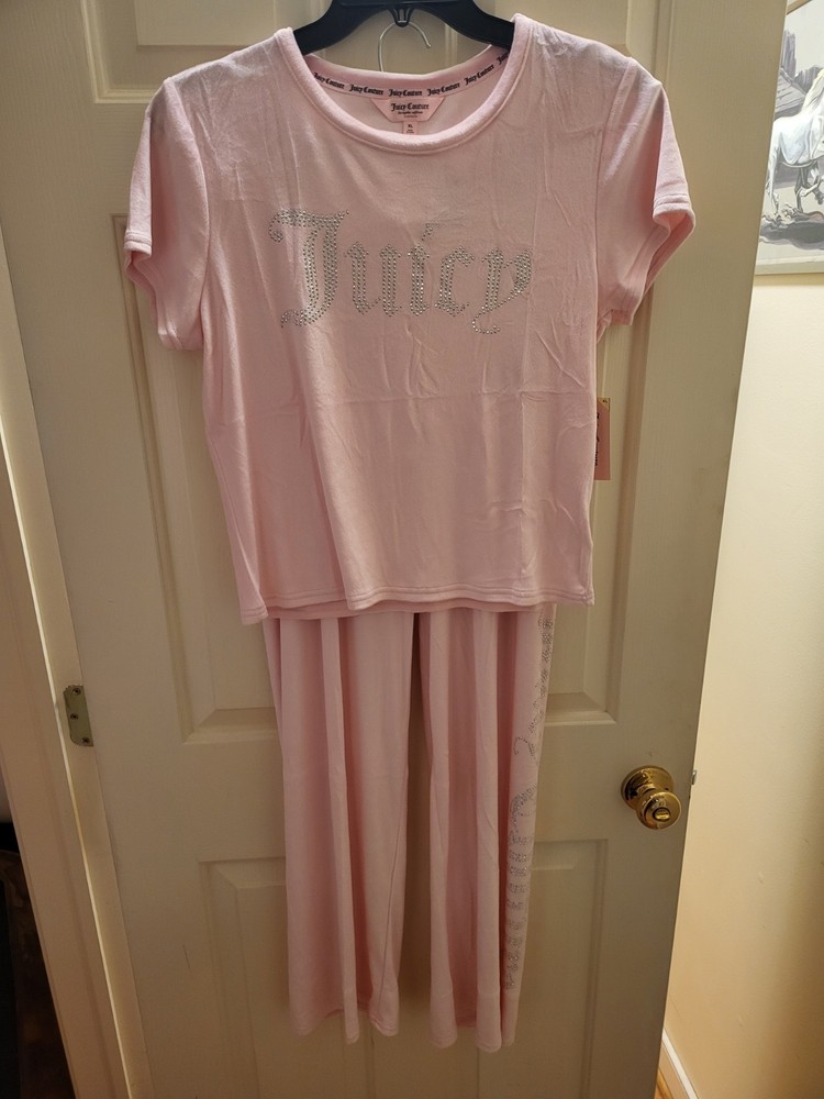 Juicy Couture XL Pajama Set - Soft 2-Piece Sleepwear Pants