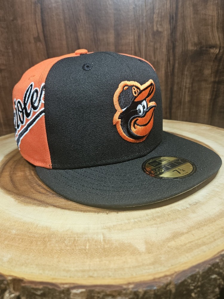 Baltimore Orioles New Era 59Fifty Fitted MLB Cap Size 7 1/4 Two-Tone Baseball Hat