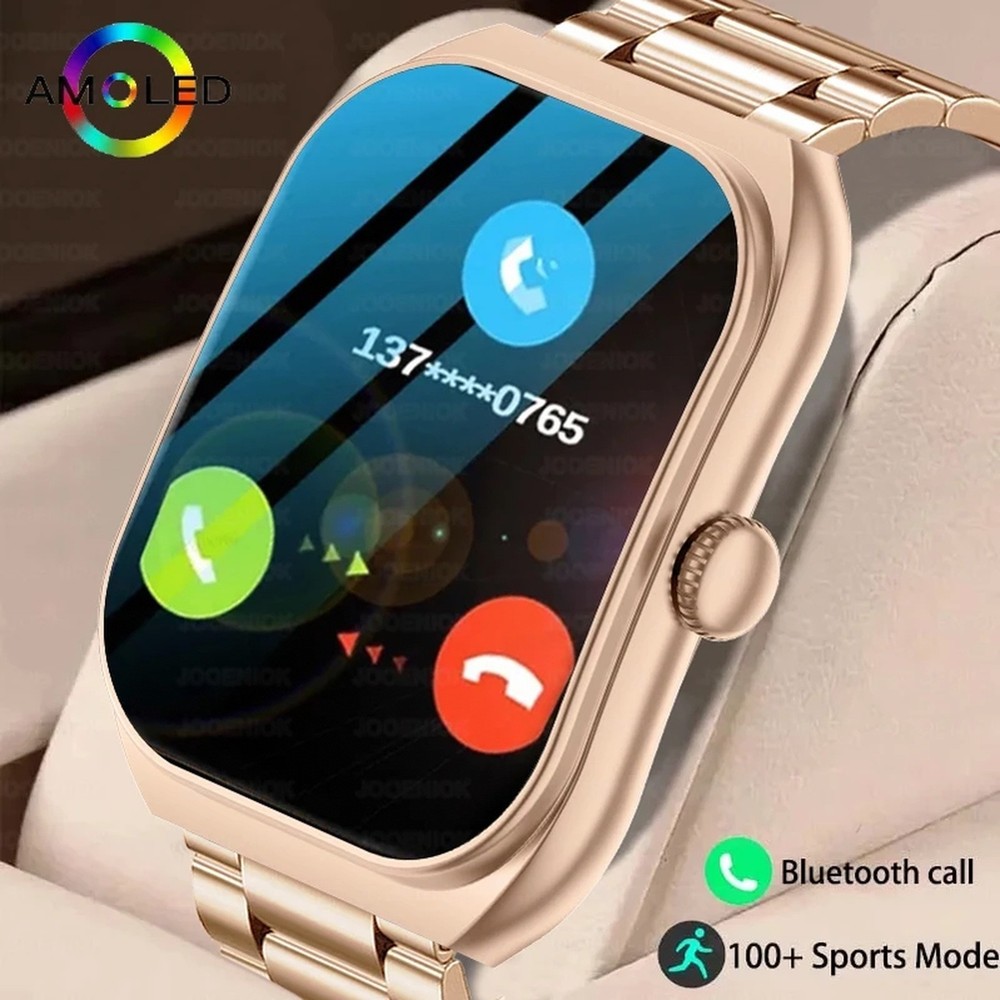 Smartwatch with Heart Rate Monitor, IP68 Waterproof, 2.01-inch Display