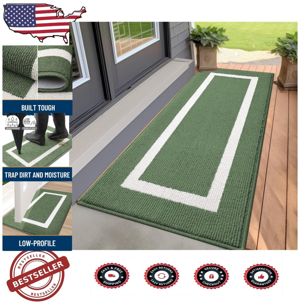Versatile Indoor Door Mat 59x20 - Non-Slip, Stain Resistant, Machine Washable