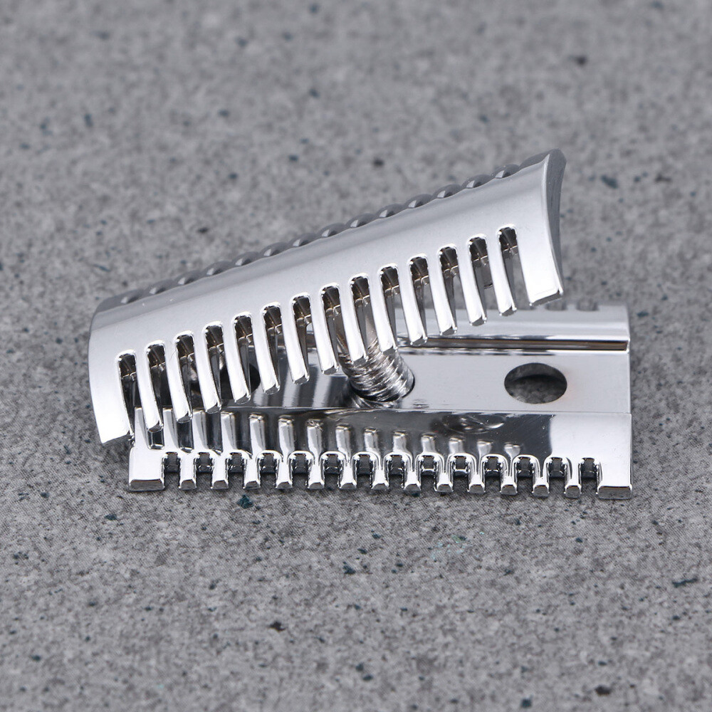 Single Blade Razor Double Edge Open Comb Head Shaving Tool Man