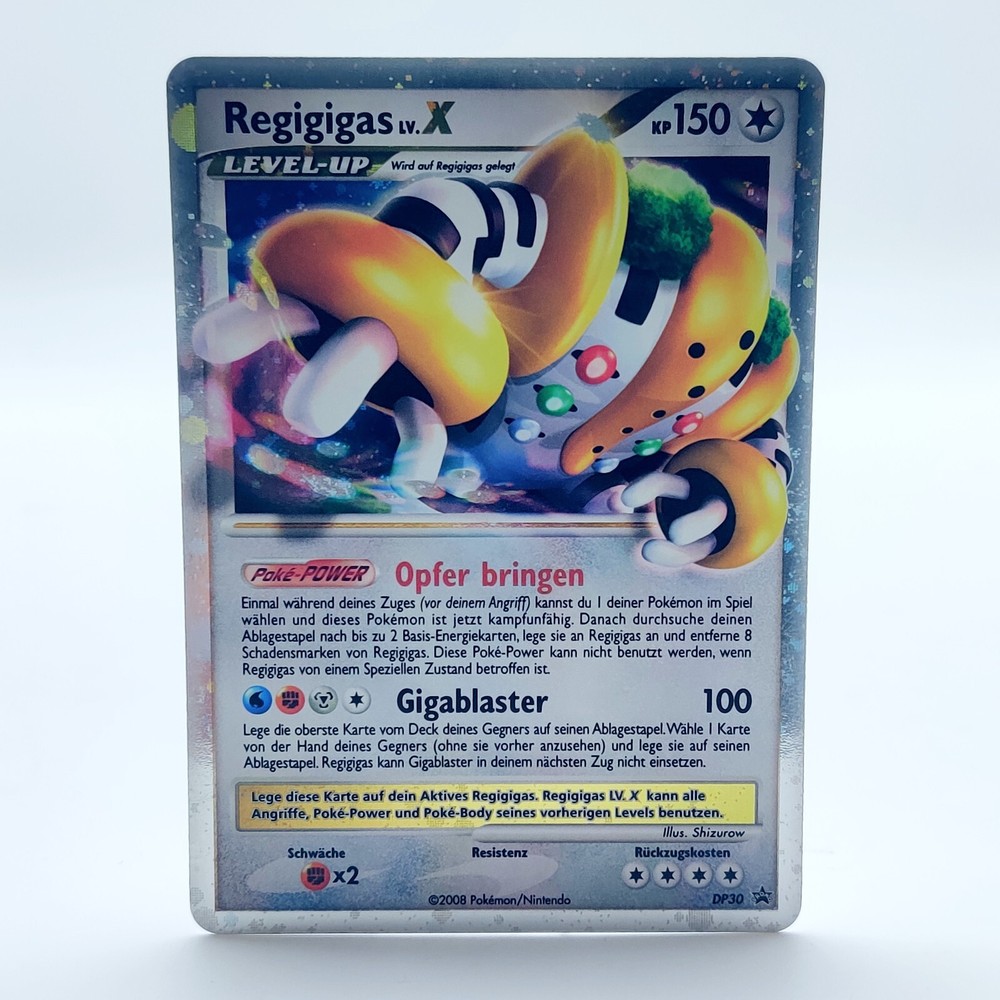 Regigigas LV X Holo Promo Card DP30 Pokemon TCG