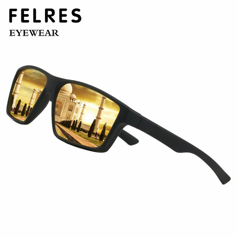 Men Women Square Polarized Sunglasses Outdoor Driving Party Shade Glasses UV400