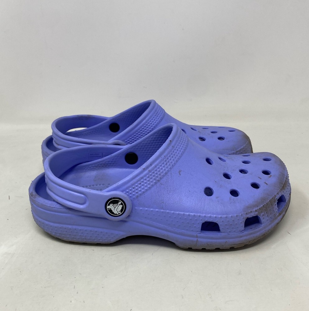 Crocs Kids Classic Clog Lavender - Size J3 (Big Kids 3 / W5 / M3)