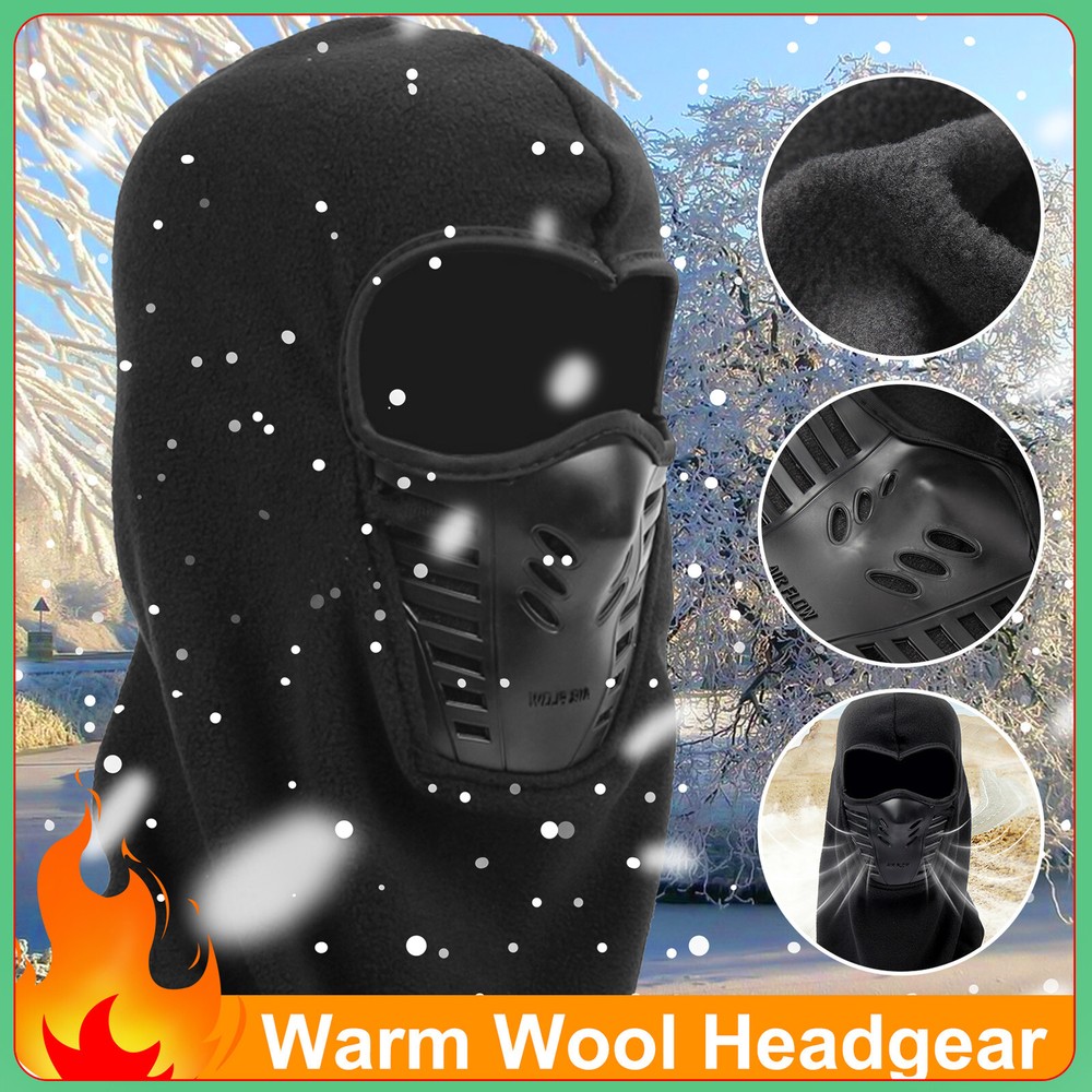 Windproof Ski Motorcycle Balaclava Full Face Mask for Winter Cycling
