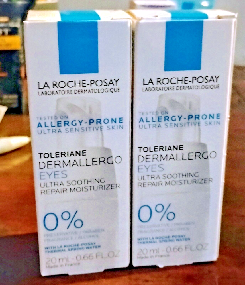 La Roche Posay Toleriane Dermallergo Eye Cream 0.66 oz Twin Pack