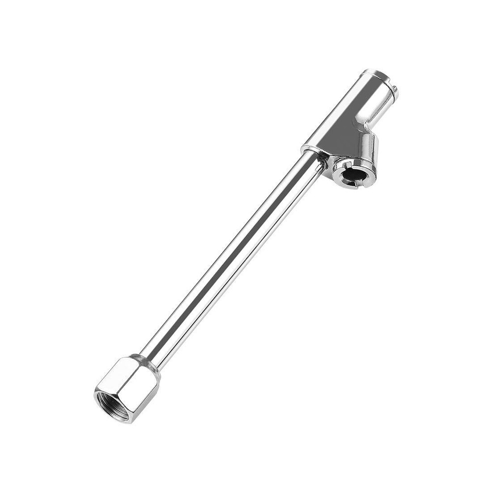 Heavy Duty Inflatable Air Chuck, Straight on Foot Dual Head Truck Tire Chuck,...