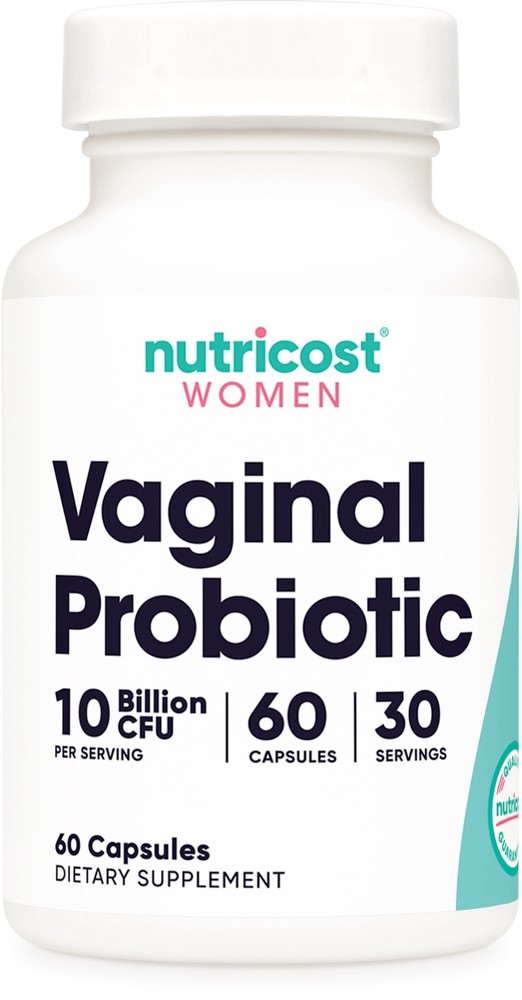 Nutricost Vaginal Probiotic for Women (10 Billion CFU) 60 Capsules - 30 Servings