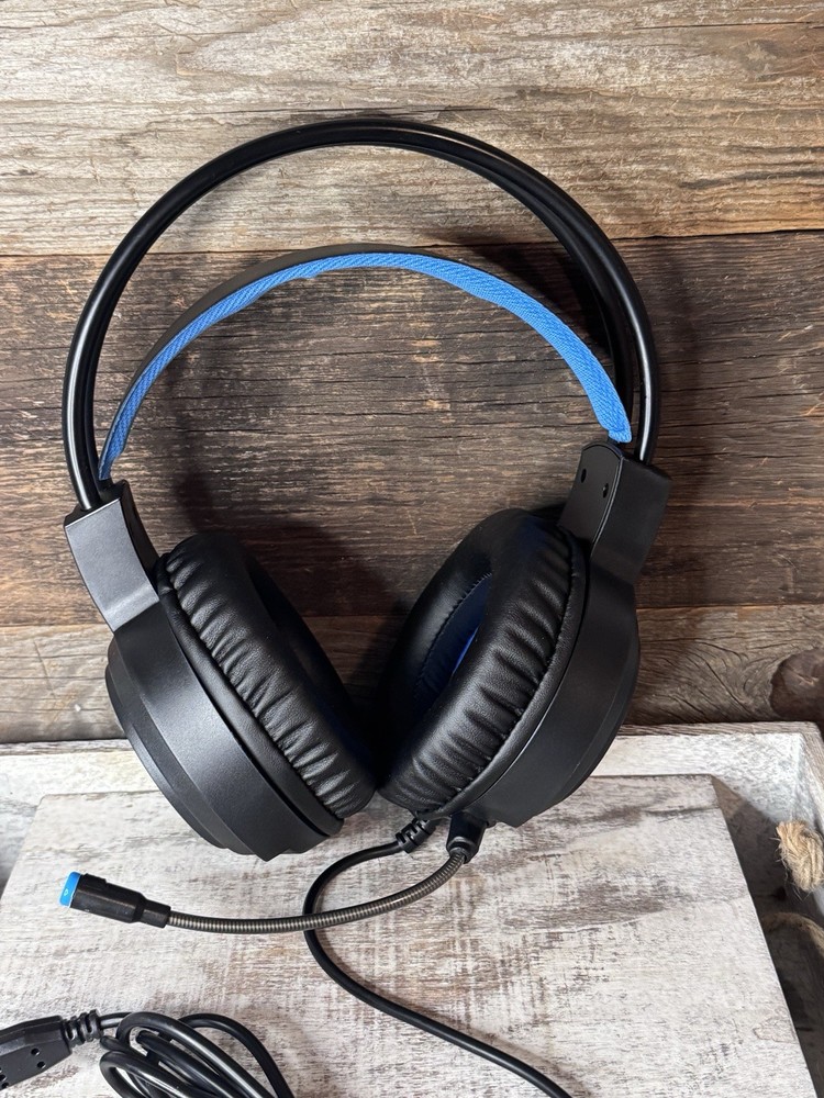 🎧 Pro-Level Gaming Headset Wired w/ Mic | LED Lights | Noise Cancel | NEW