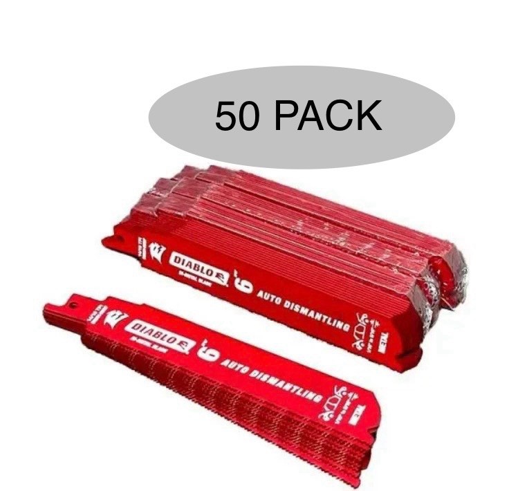 50 Reciprocating Saw Blades Diablo 6