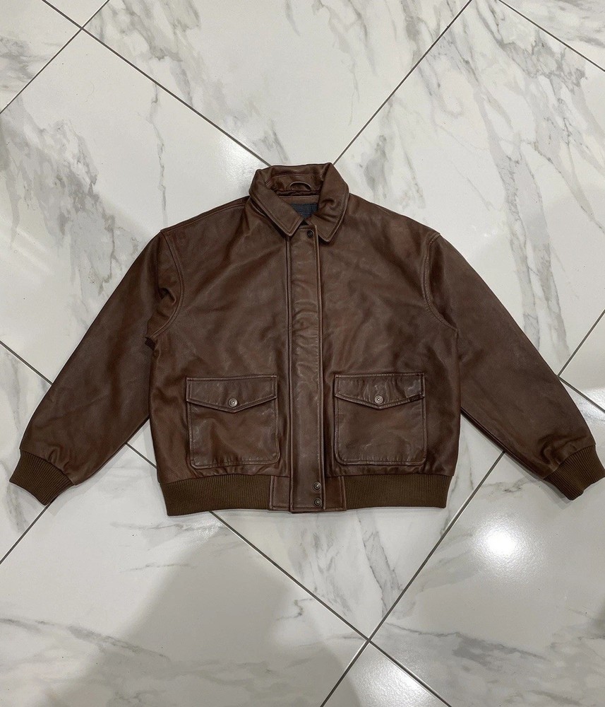 Levi’s Leather Bomber Jacket - Size M
