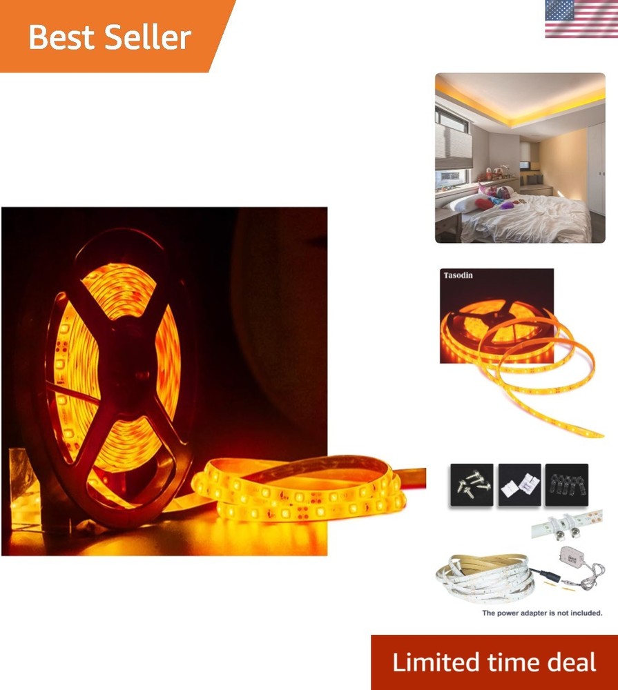 High-Performance 16.4ft Waterproof LED Strip Light - Perfect for Home and Events