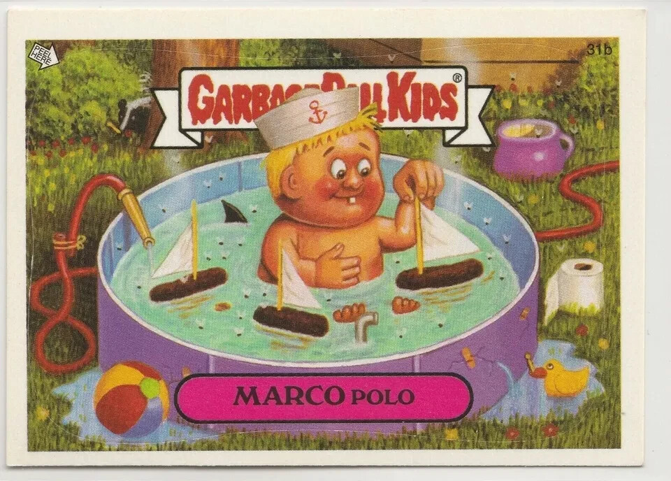 Marco Polo 31b Garbage Pail Kids GPK 2004 ANS3 All-New Series 3 Card