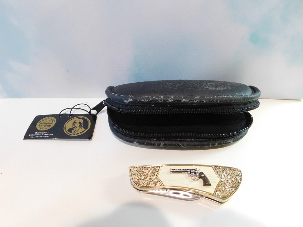 Franklin Mint Colt 1955 Python .357 Magnum Pocket Knife With Case