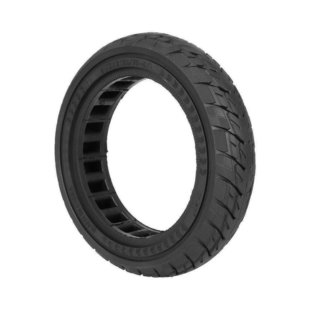 Solid Tire Electric Scooter 8.5 Inch Black Parts Replacement Roads Rubber