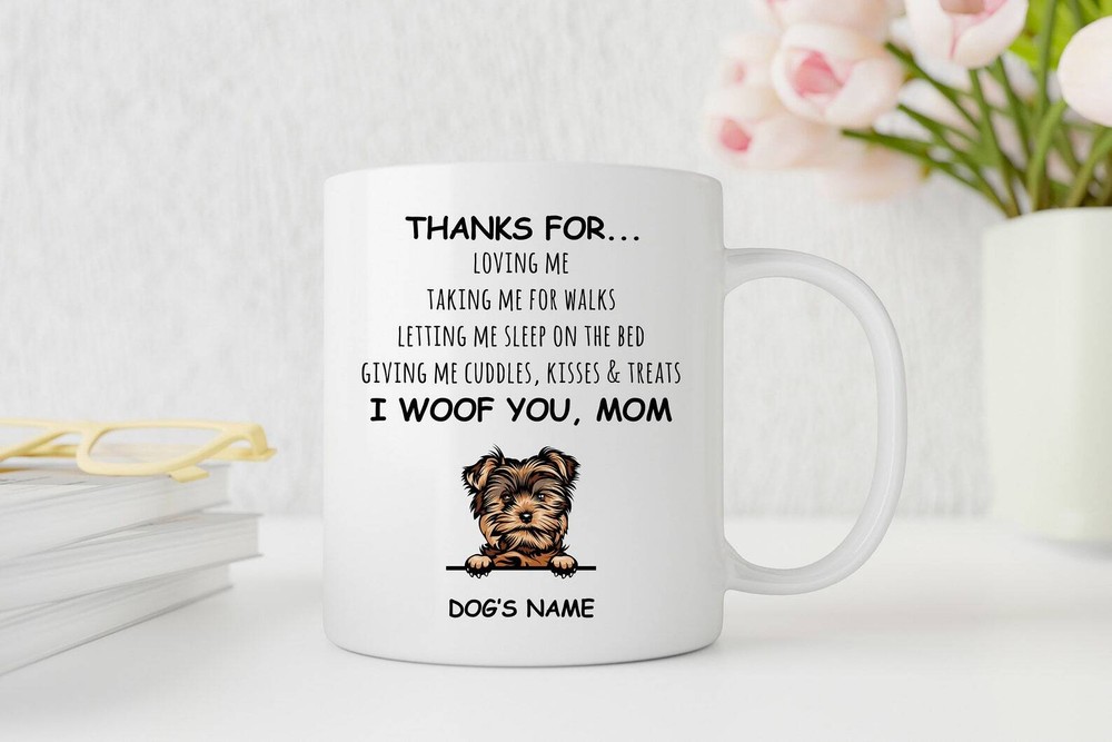 Funny Yorkie Mug Christmas Gift for Yorkshire Terrier Lovers  