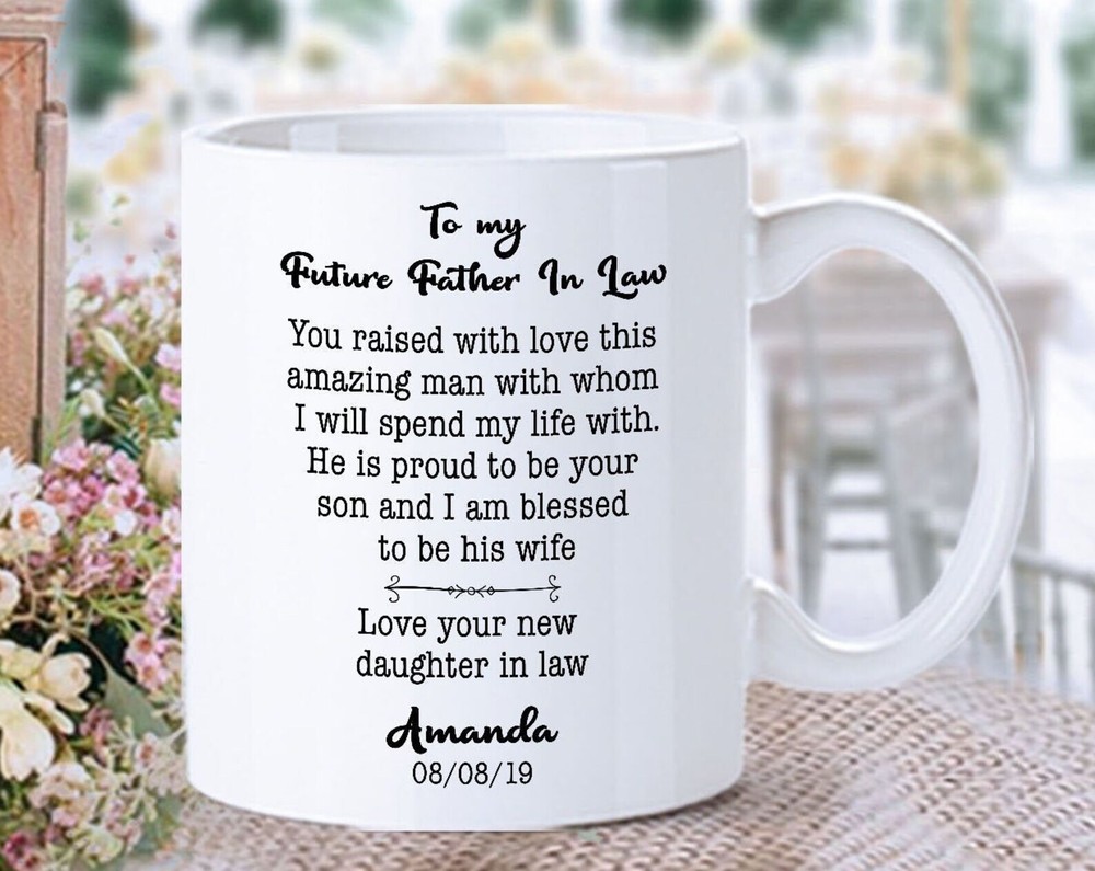 Thoughtful Custom Gift for Future Father-in-Law from Daughter-in-Law