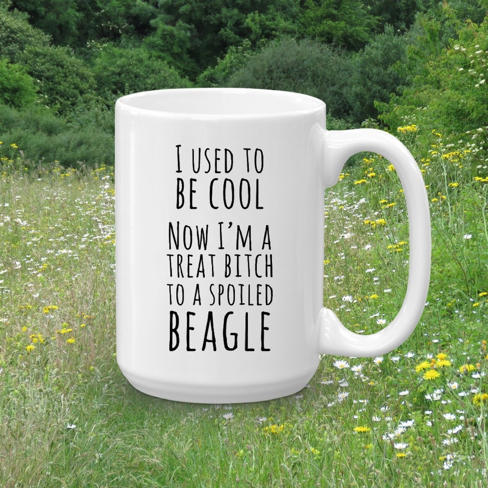 Personalized Spoiled Dog Mug Gift For Well Trained Dog Owner Treat Bitch Gift