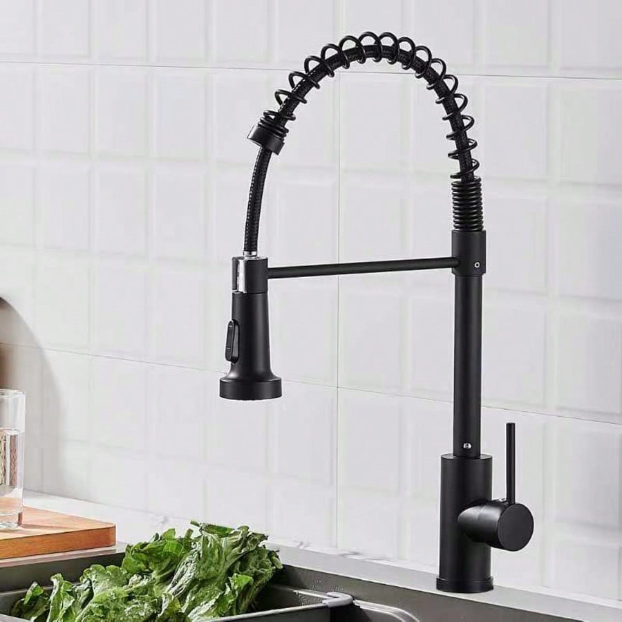 RFG Telescopic Lift Rotating Kitchen Faucet with Dual Water Outlet