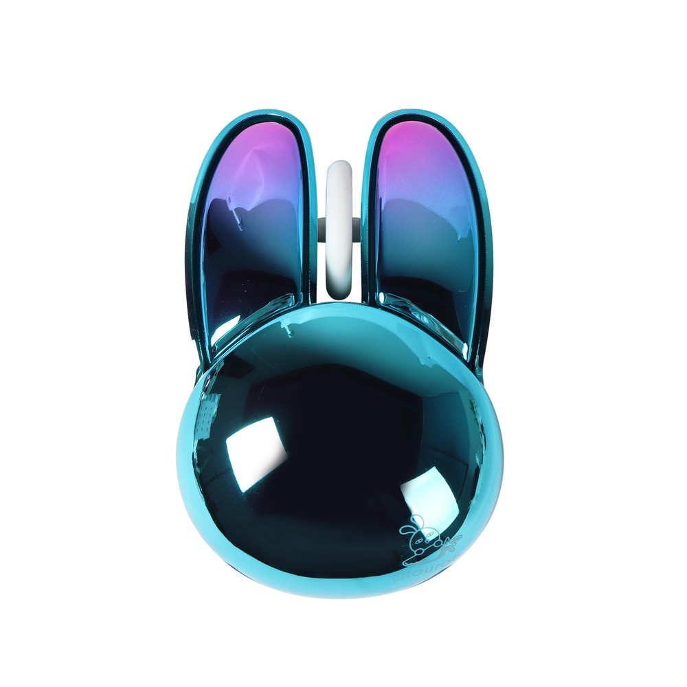 M6DM 2.4GHz USB Wireless Bluetooth Mouse with Adorable Rabbit Ear Design, Compact and Portable, Silent Click, Perfect for Laptops, PCs, and Tablets.