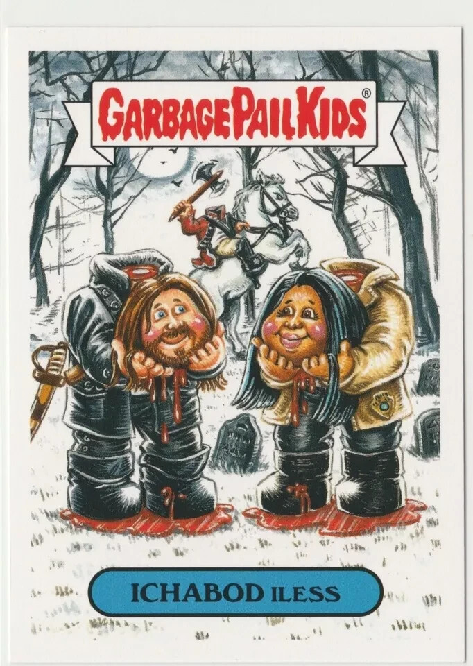 Ichabod Iless #4b Garbage Pail Kids GPK 2016 Prime Slime Trashy TV Trading Card