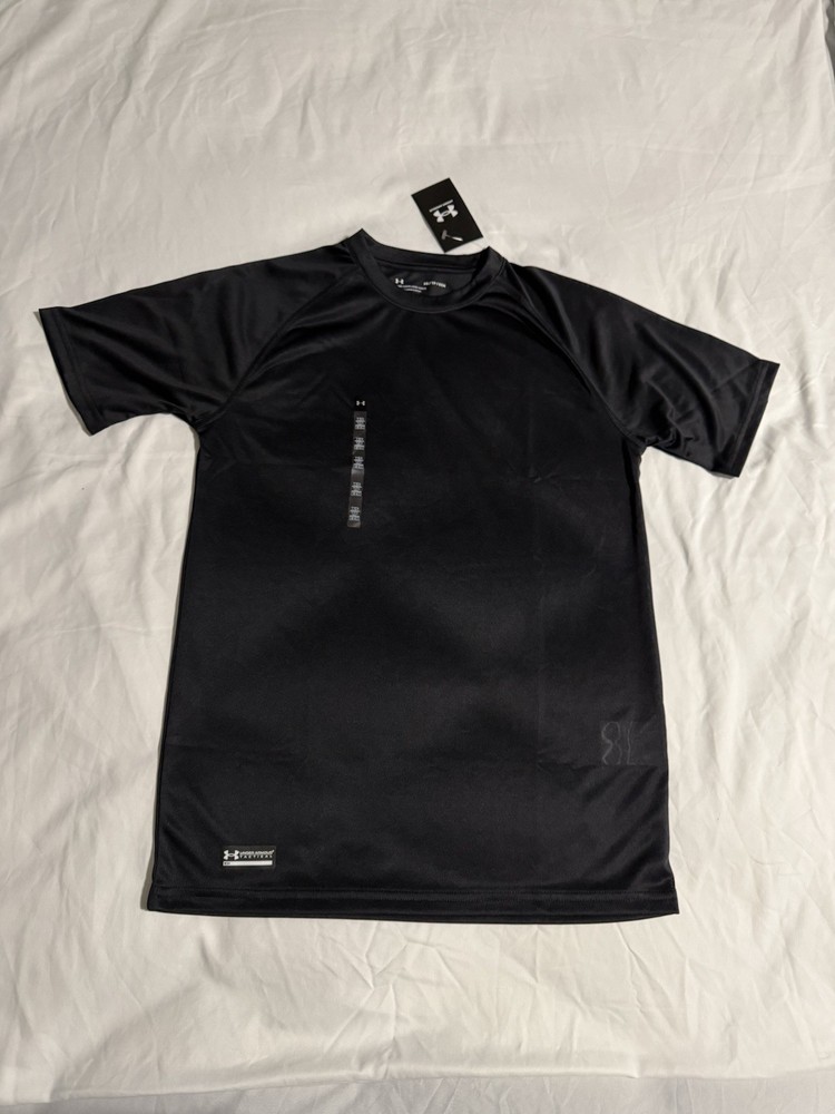 Under Armour HeatGear Men's Black Lightweight Moisture Wicking T-Shirt