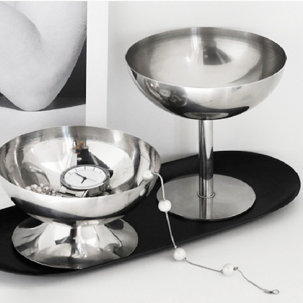 Stainless Steel Ice Cream Goblet Food Grade Dishwasher Safe Champagne Glass