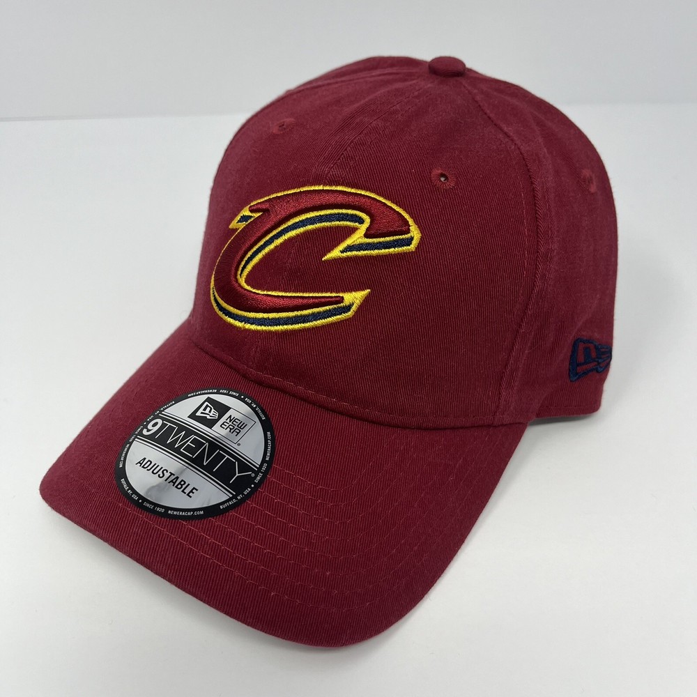 New Era 9TWENTY Cleveland Cavaliers Mens Cap Hat Adjustable Strapback Wine Red