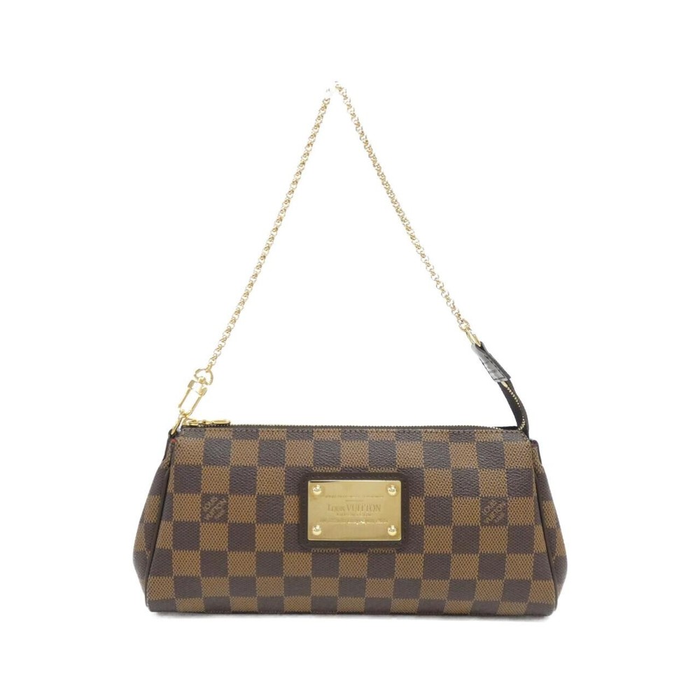Authentic Louis Vuitton Damier Eva N55213 Crossbody Bag 2700039993356