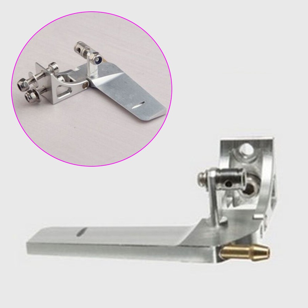 Aluminum Alloy RC Boat Water Rudder Absorbing Steering Rudder for Electric Boat