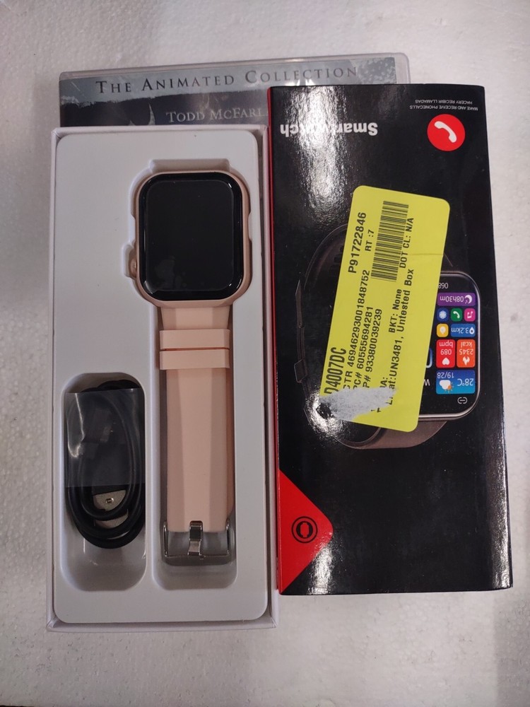 Orange Smart Wearable Watch for Active Lifestyles