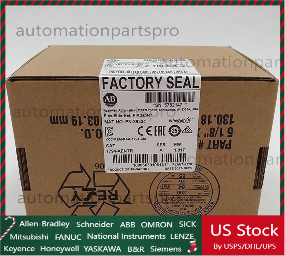 Allen-Bradley New Factory Sealed 1794-AENTR SER A Flex EtherNet/IP Adapter