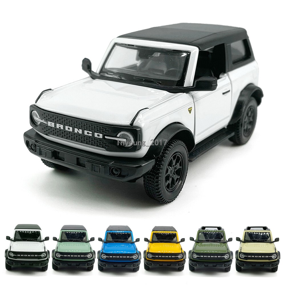 1/36 Ford Bronco SUV Diecast Metal Alloy Toy Car for Kids Collection