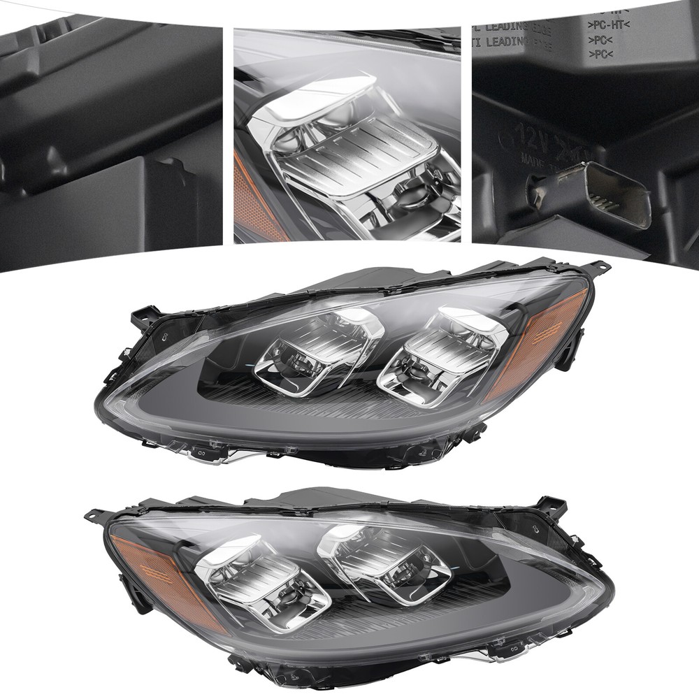 2020-2023 Ford Escape SEL Full LED Headlight Assembly Pair Left & Right-image