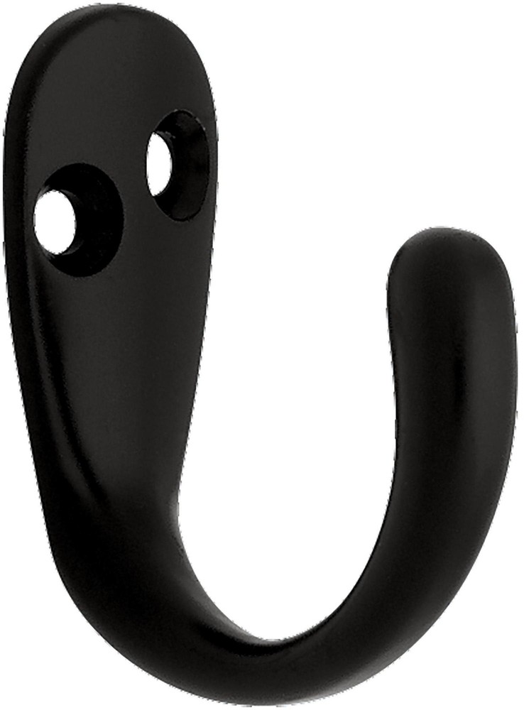 Franklin Brass Single Hook Robe Hook in Black - Pack of 1