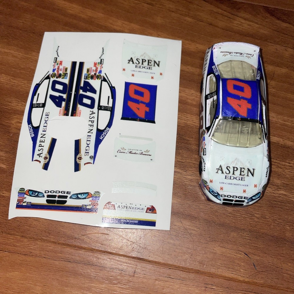 NASCAR 1/64 Scale Sterling Marlin 2004 Aspen Edge Peel & Stick Decal