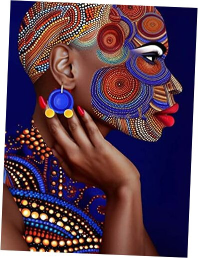 5D Black Person Diamond Painting Kits - DIY Diamond Art Kits for Adults