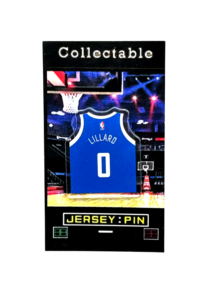 Milwaukee Bucks Damian Lillard Jersey Lapel Pin Classic Collectable Free Shipping
