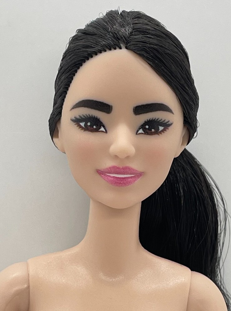 Barbie Made to Move NUDE Asian Tennis Player Doll Fully Articulated Body Raven