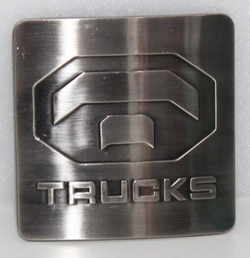 TOYOTA TRUCKS MOVING FORWARD BELT BUCKLE METAL SILVER COLOR