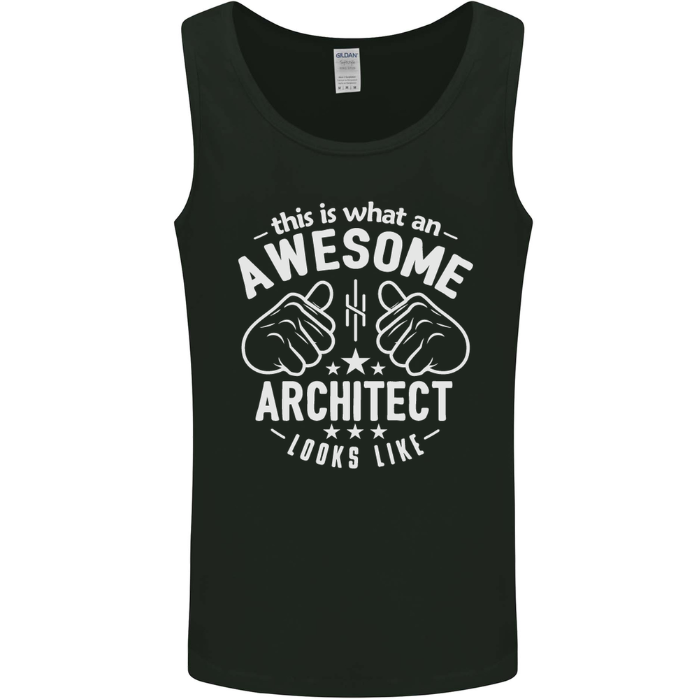 This Is What an Awesome Architect Looks Like Mens Vest Tank Top