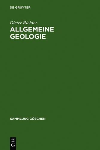 Dieter Richter Allgemeine Geologie (Hardback) Sammlung Göschen